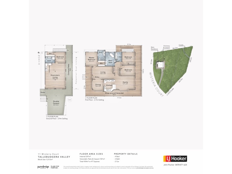 11 Wisteria Court, Tallebudgera Valley QLD 4228 Floorplan