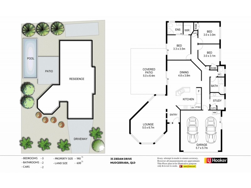 35 Ziedan Drive, Mudgeeraba QLD 4213 Floorplan