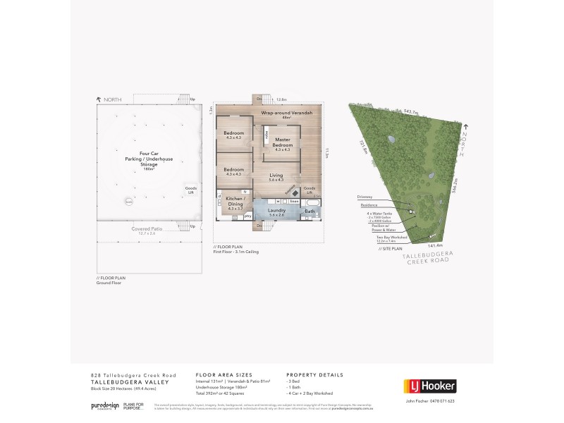 828 Tallebudgera Creek Road, Tallebudgera Valley QLD 4228 Floorplan