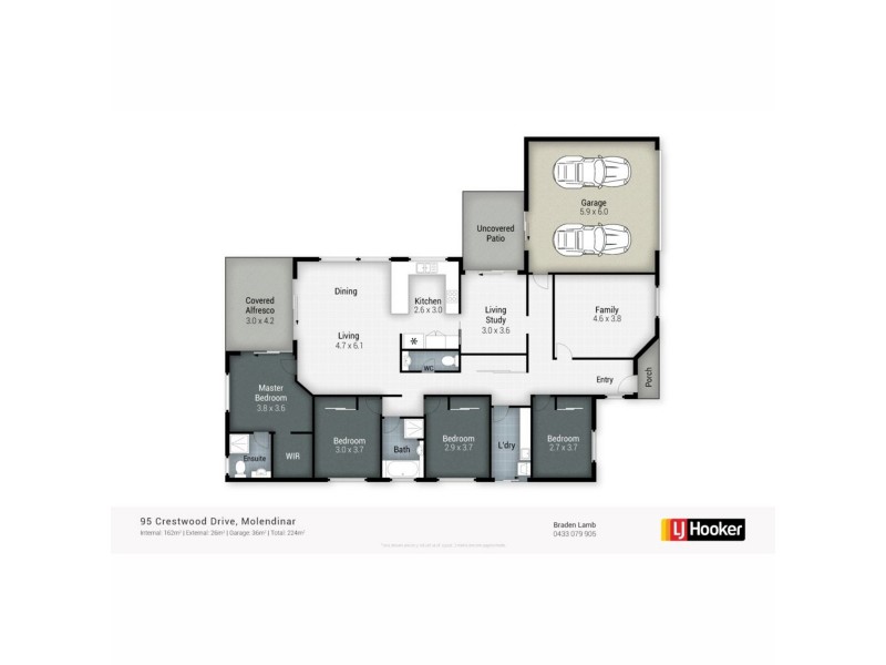 95 Crestwood Drive, Molendinar QLD 4214 Floorplan