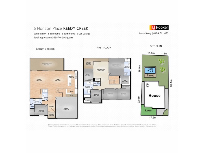 6 Horizon Place, Reedy Creek QLD 4227 Floorplan