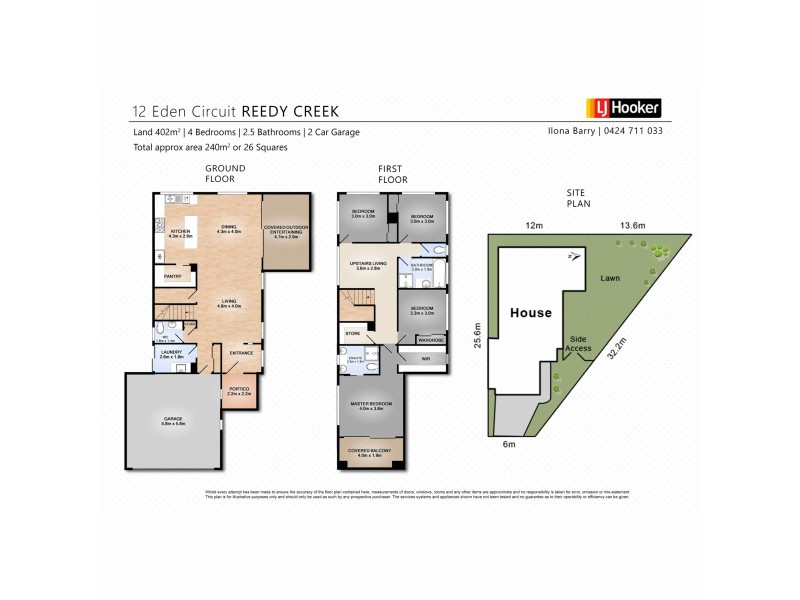 12 Eden Circuit, Reedy Creek QLD 4227 Floorplan