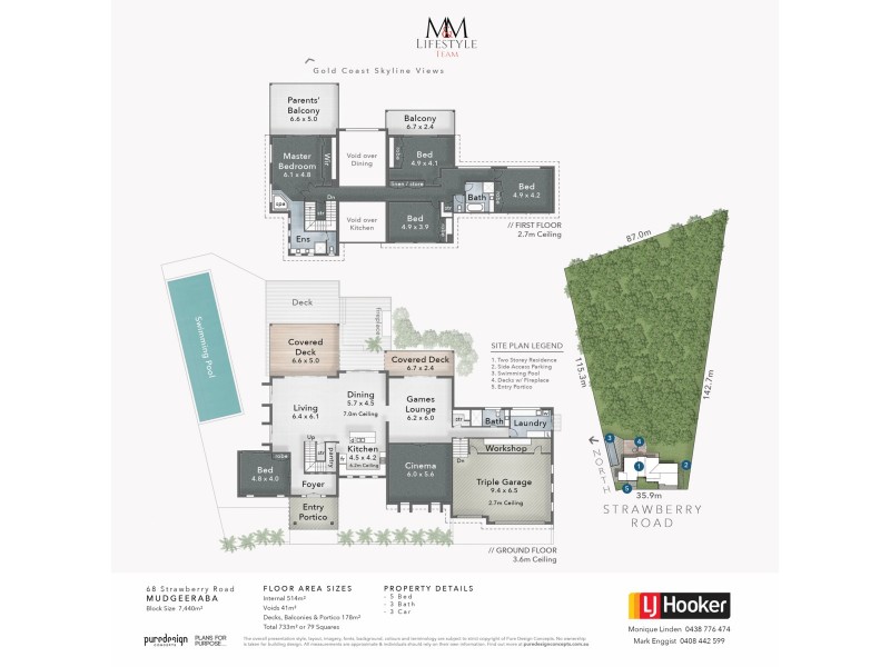 68 Strawberry Road, Mudgeeraba QLD 4213 Floorplan