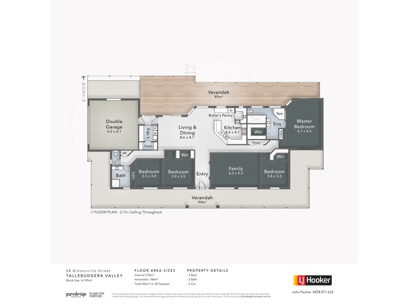 58 Gibsonville Street, Tallebudgera Valley QLD 4228 Floorplan