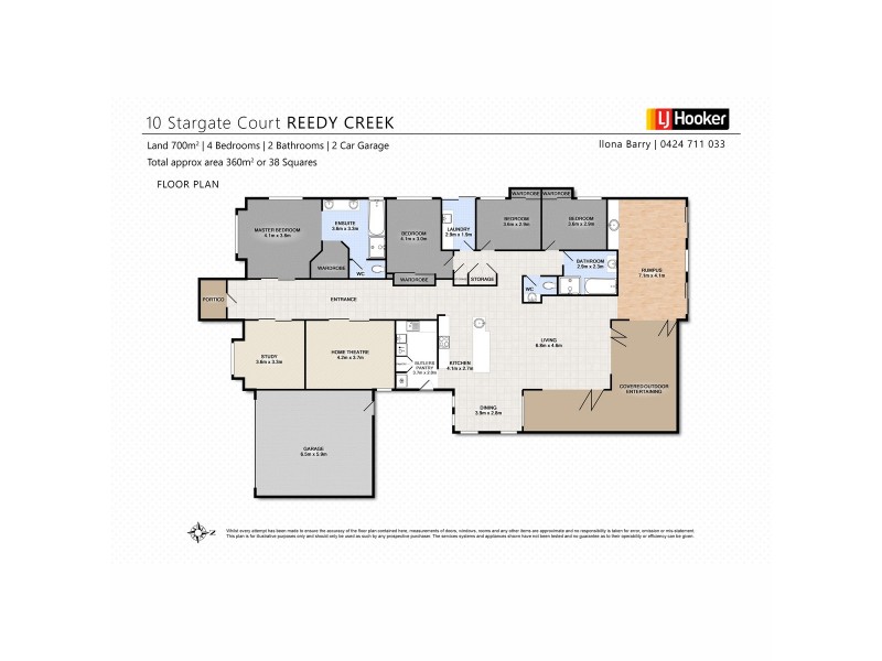 10 Stargate Court, Reedy Creek QLD 4227 Floorplan