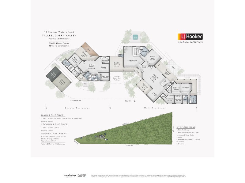 11 Thomas Waters Road, Tallebudgera Valley QLD 4228 Floorplan