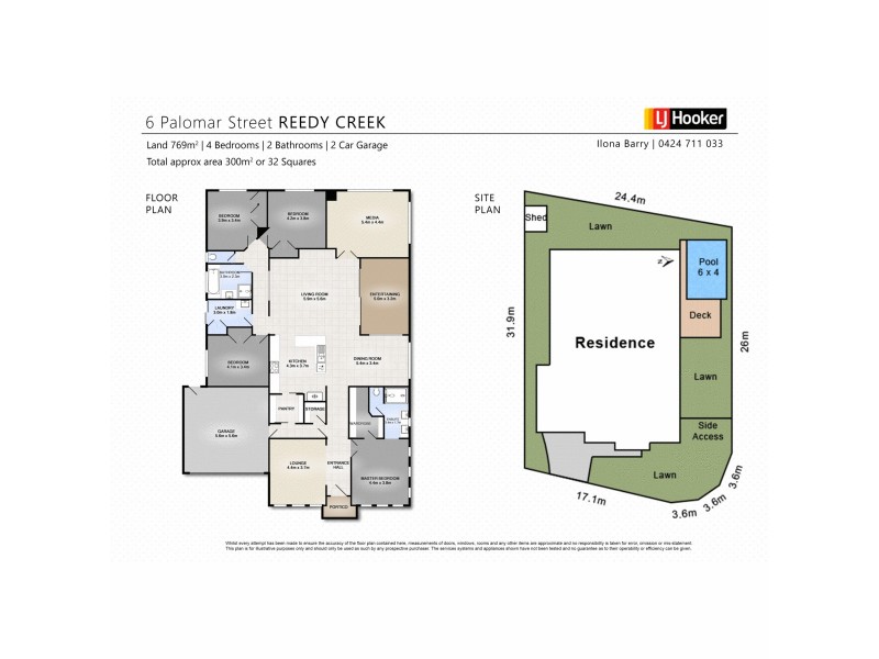 6 Palomar Street, Reedy Creek QLD 4227 Floorplan