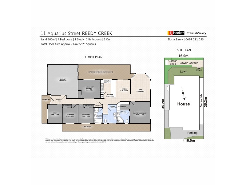 11 Aquarius Street, Reedy Creek QLD 4227 Floorplan