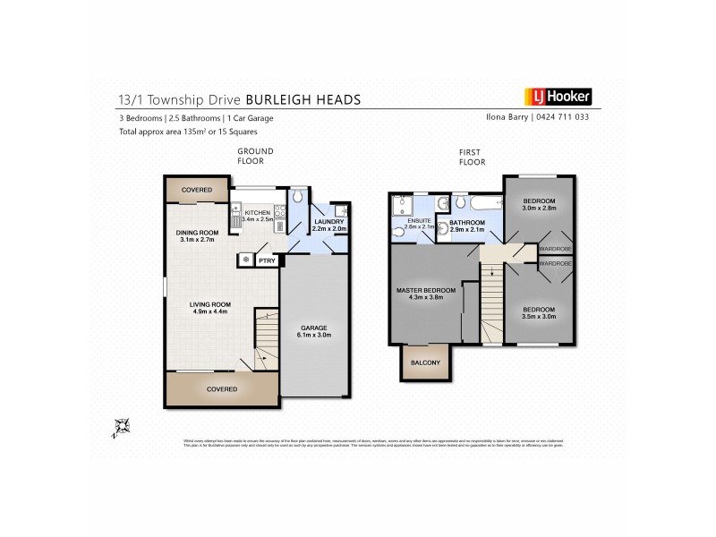 13/1 Township Drive, Burleigh Heads QLD 4220 Floorplan