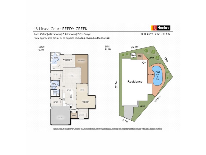 18 Litsea Court, Reedy Creek QLD 4227 Floorplan