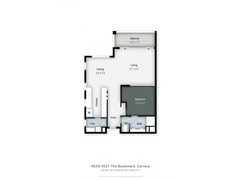 20/3027 The Boulevarde, Carrara QLD 4211 Floorplan