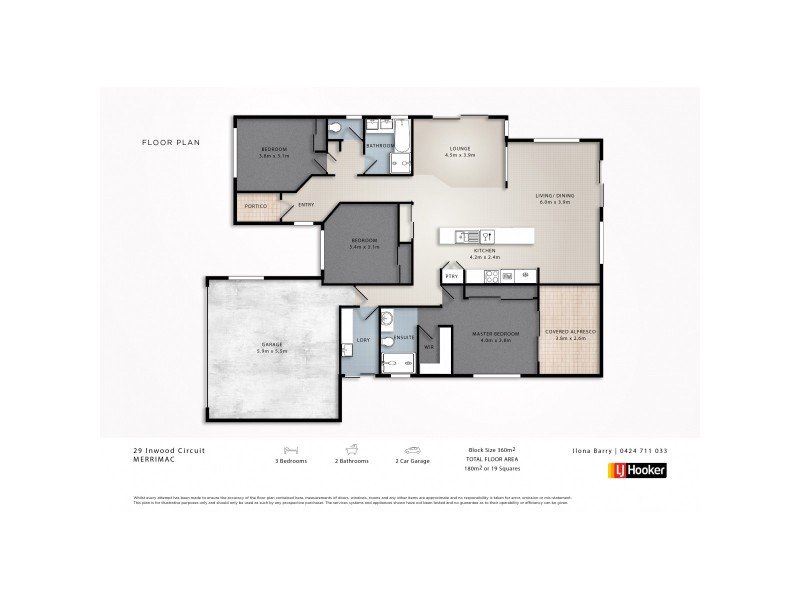 29 Inwood Circuit, Merrimac QLD 4226 Floorplan