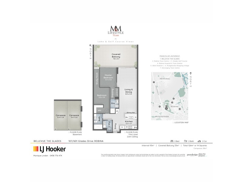 107/601 Glades Drive, Robina QLD 4226 Floorplan