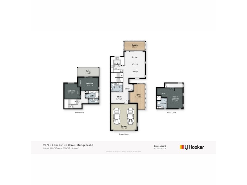 21/45 Lancashire Drive, Mudgeeraba QLD 4213 Floorplan