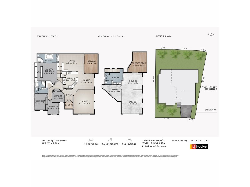 59 Cordyline Drive, Reedy Creek QLD 4227 Floorplan