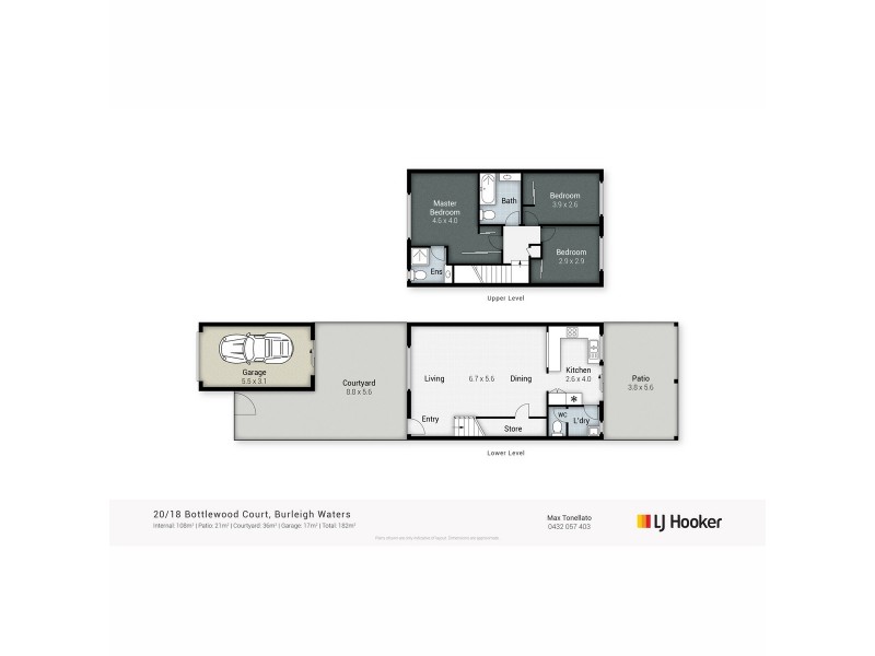 20/18 Bottlewood Court, Burleigh Waters QLD 4220 Floorplan