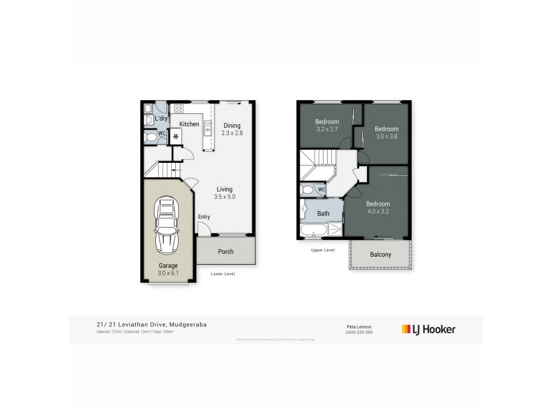21/21 Leviathan Drive, Mudgeeraba QLD 4213 Floorplan