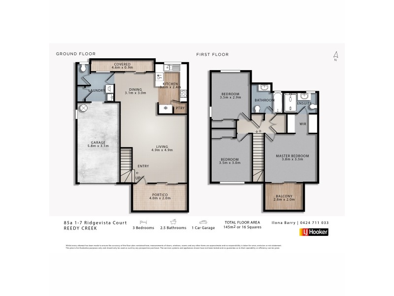 85A/1-7 Ridgevista Court, Reedy Creek QLD 4227 Floorplan