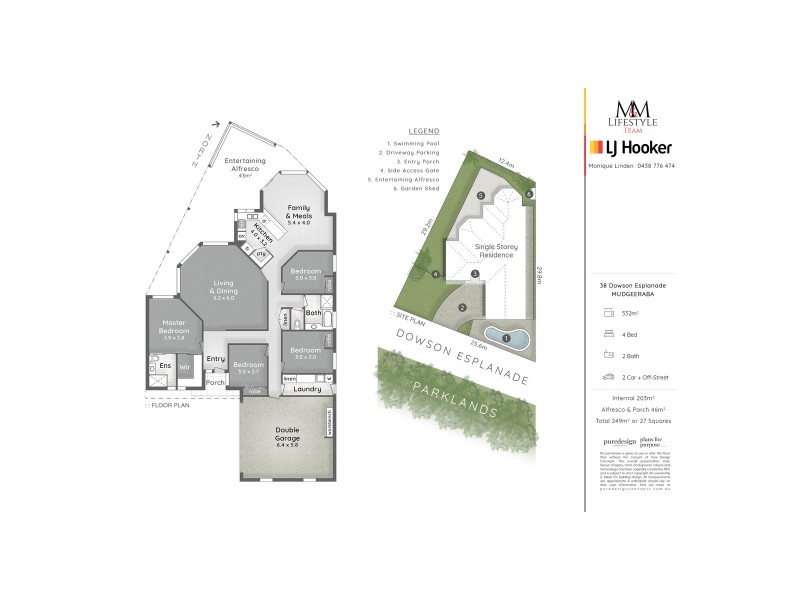 38 Dowson Esplanade, Mudgeeraba QLD 4213 Floorplan