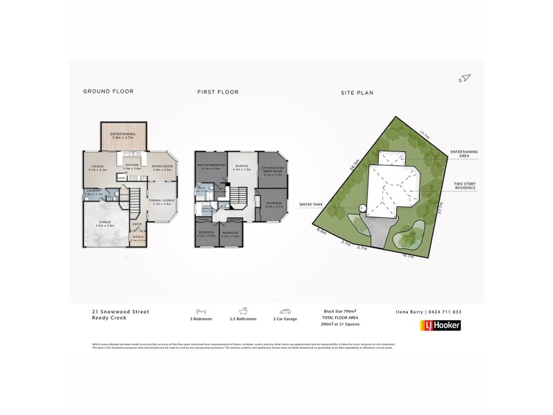 21 Snowwood Street, Reedy Creek QLD 4227 Floorplan