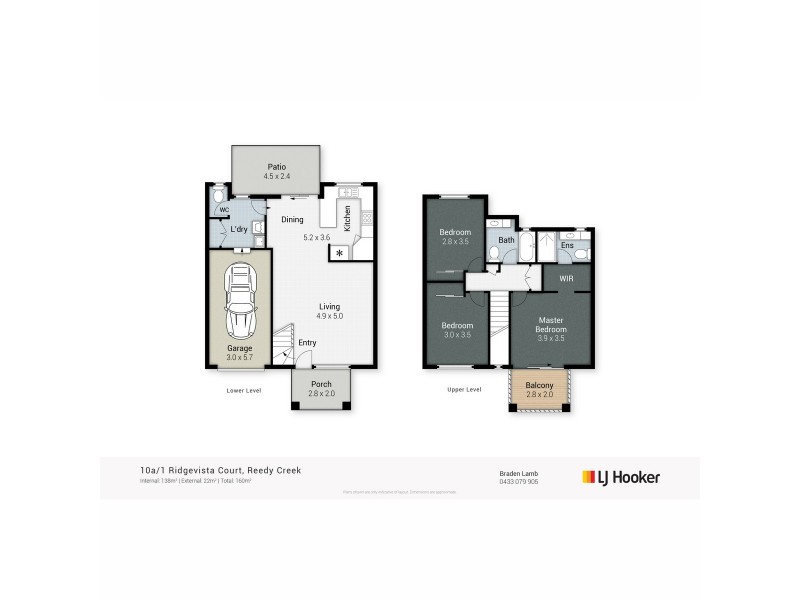 10A/1-7 Ridgevista Court, Reedy Creek QLD 4227 Floorplan