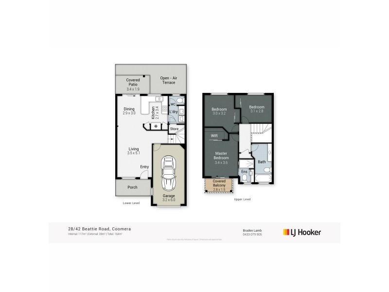 28/42 Beattie Road, Coomera QLD 4209 Floorplan
