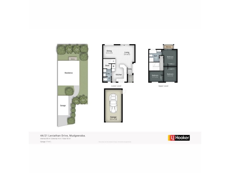 44/21 Leviathan Drive, Mudgeeraba QLD 4213 Floorplan