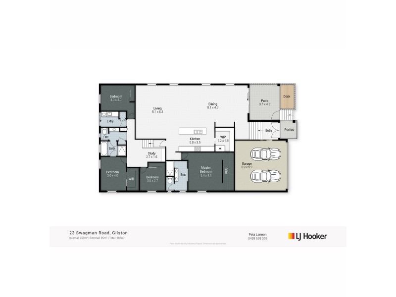 23 Swagman Road, Gilston QLD 4211 Floorplan