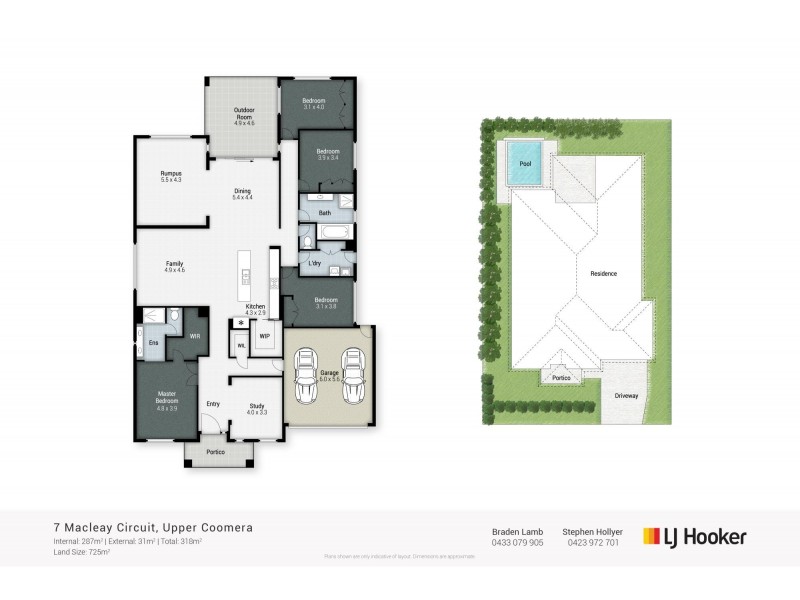 7 Macleay Circuit, Upper Coomera QLD 4209 Floorplan