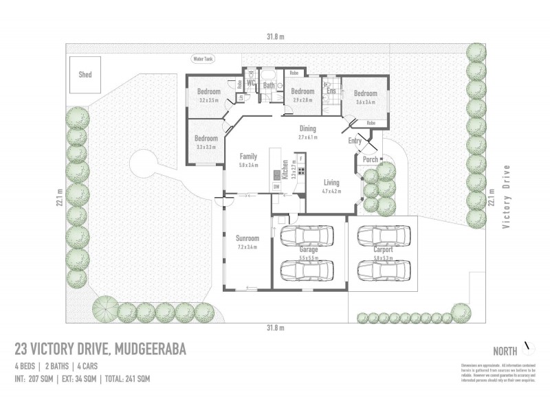 23 Victory Drive, Mudgeeraba QLD 4213 Floorplan