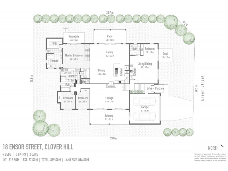 18 Ensor Street, Mudgeeraba QLD 4213 Floorplan