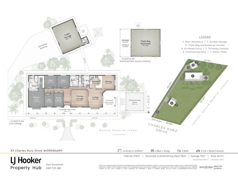 43 Charles Kurz Drive, Worongary QLD 4213 Floorplan