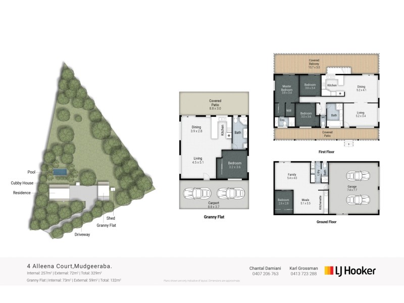 4 Alleena Court, Mudgeeraba QLD 4213 Floorplan