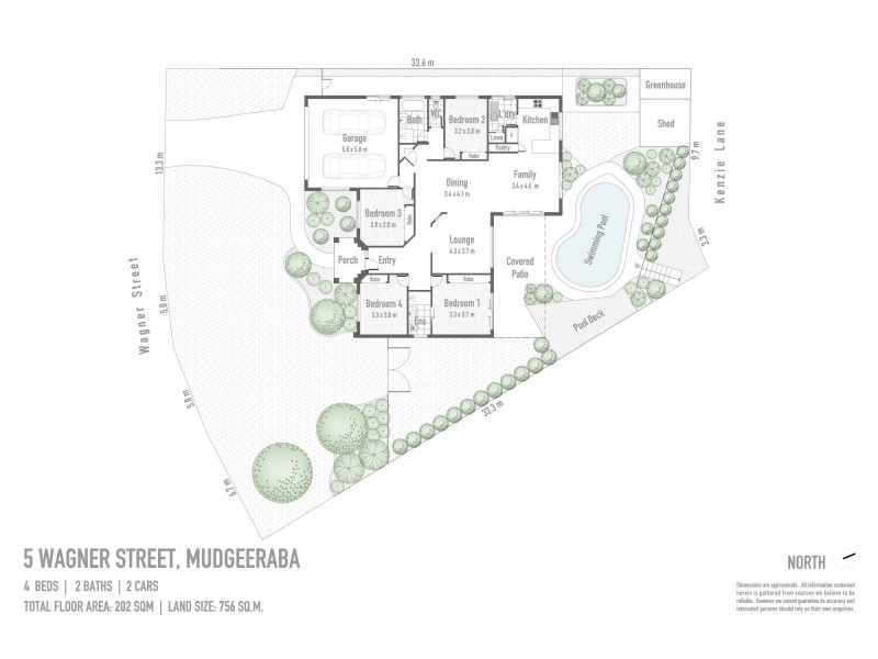 5 Wagner Street, Mudgeeraba QLD 4213 Floorplan