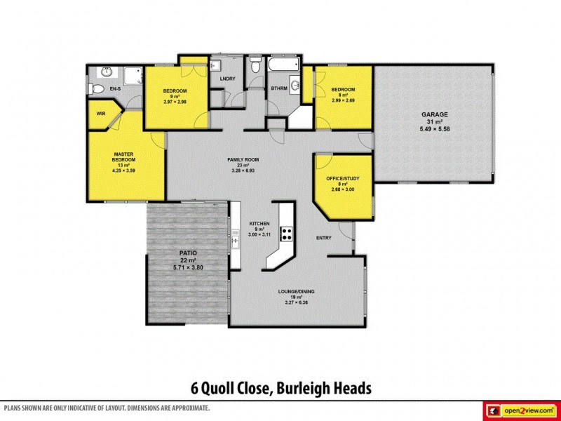 6 Quoll Close, Burleigh Heads QLD 4220 Floorplan