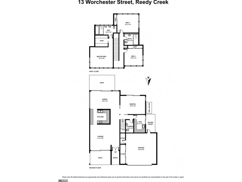 13 Worchester Terrace, Reedy Creek QLD 4227 Floorplan