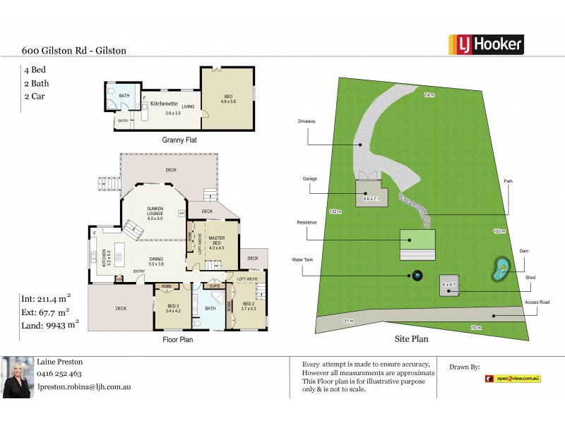 600 Gilston Road, Gilston QLD 4211 Floorplan