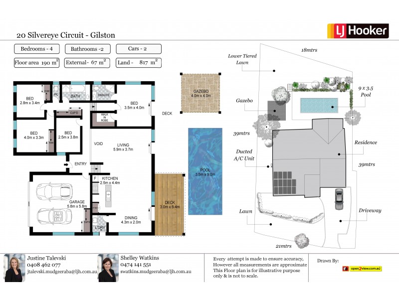 20 Silvereye Circuit, Gilston QLD 4211 Floorplan