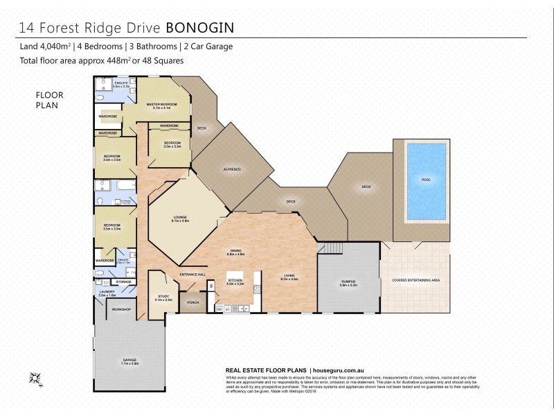 14 Forest Ridge Drive, Bonogin QLD 4213 Floorplan