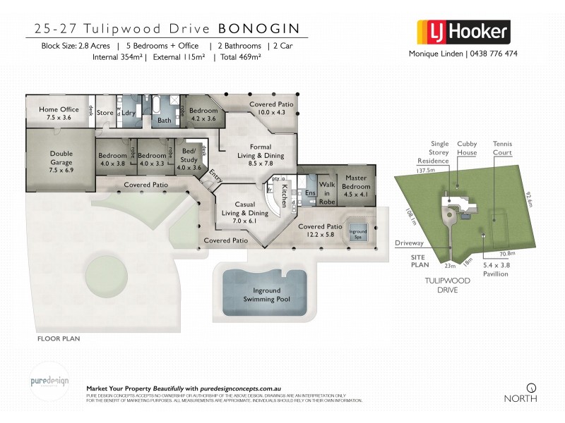 25-27 Tulipwood Drive, Bonogin QLD 4213 Floorplan