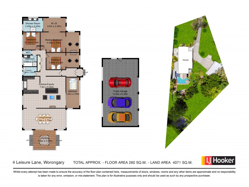 4 Leisure Lane, Worongary QLD 4213 Floorplan
