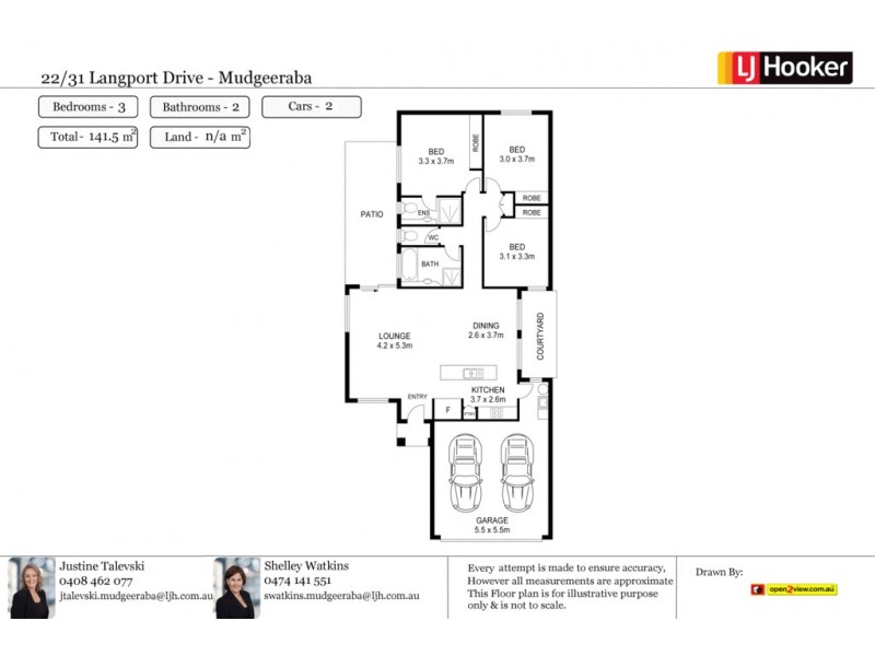 22/31 Langport Parade, Mudgeeraba QLD 4213 Floorplan