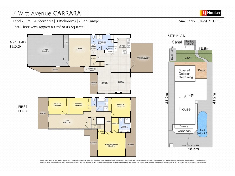 7 Witt Avenue, Carrara QLD 4211 Floorplan
