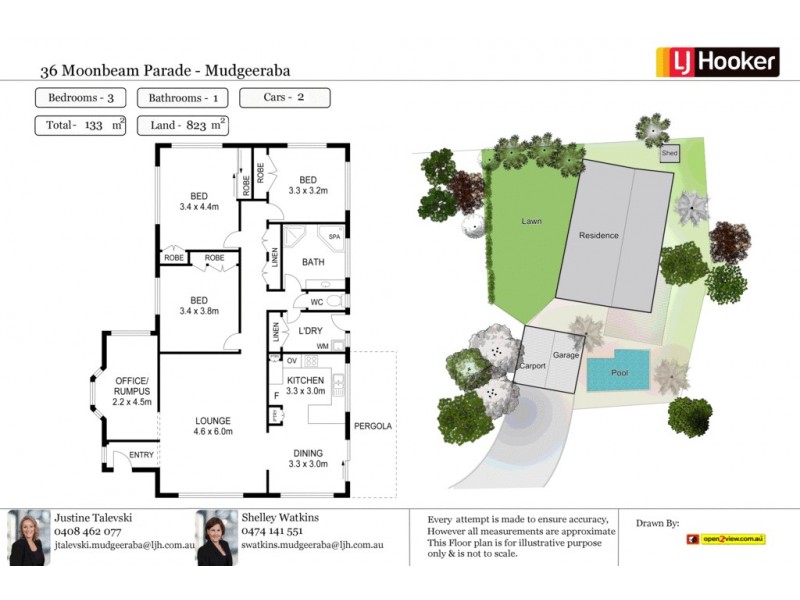 36 Moonbeam Parade, Mudgeeraba QLD 4213 Floorplan