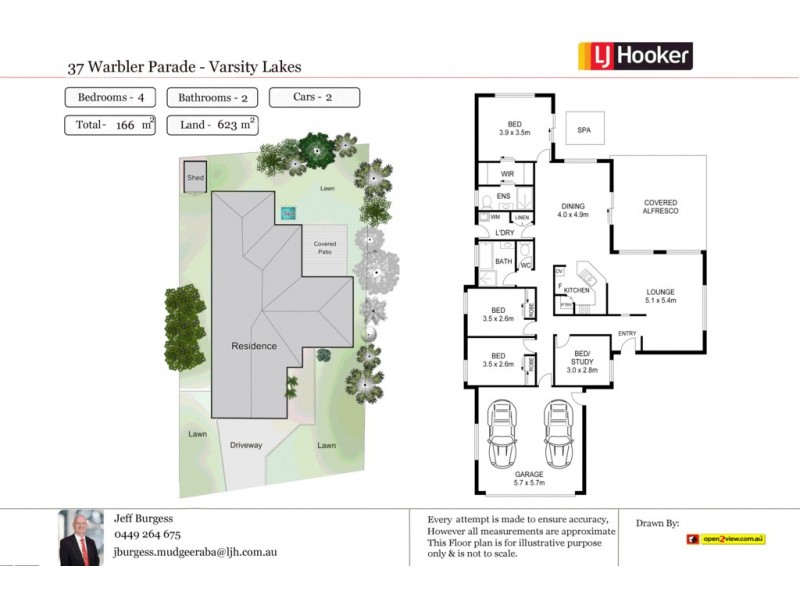 37 Warbler Parade, Varsity Lakes QLD 4227 Floorplan