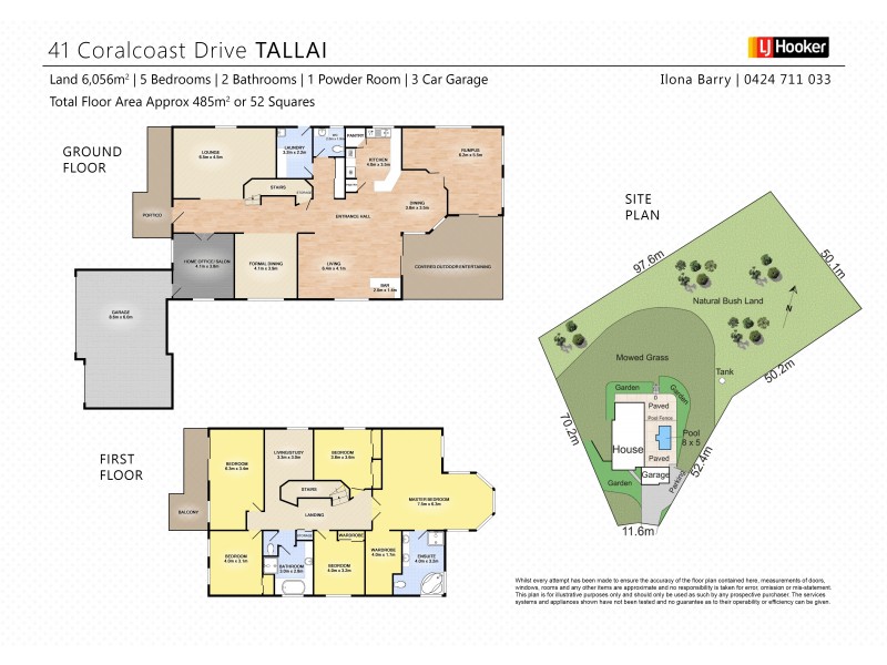 41 Coralcoast Drive, Tallai QLD 4213 Floorplan