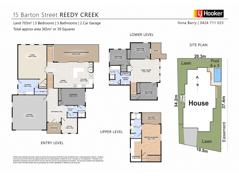 15 Barton Street, Reedy Creek QLD 4227 Floorplan