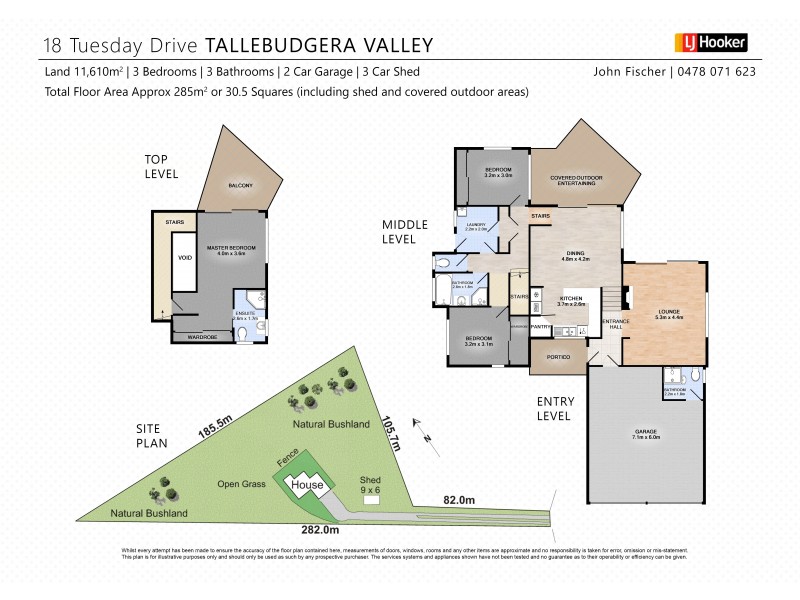 18 Tuesday Drive, Tallebudgera Valley QLD 4228 Floorplan