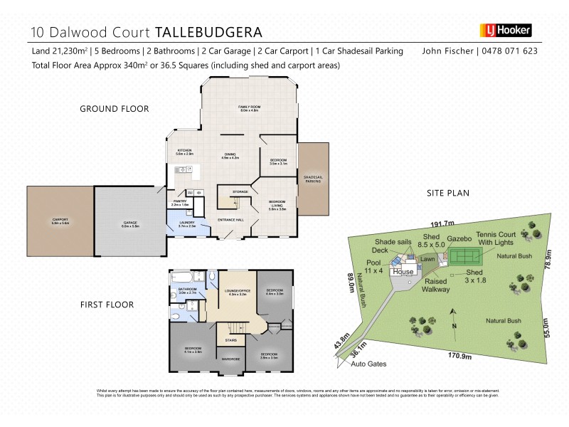 10 Dalwood Court, Tallebudgera QLD 4228 Floorplan