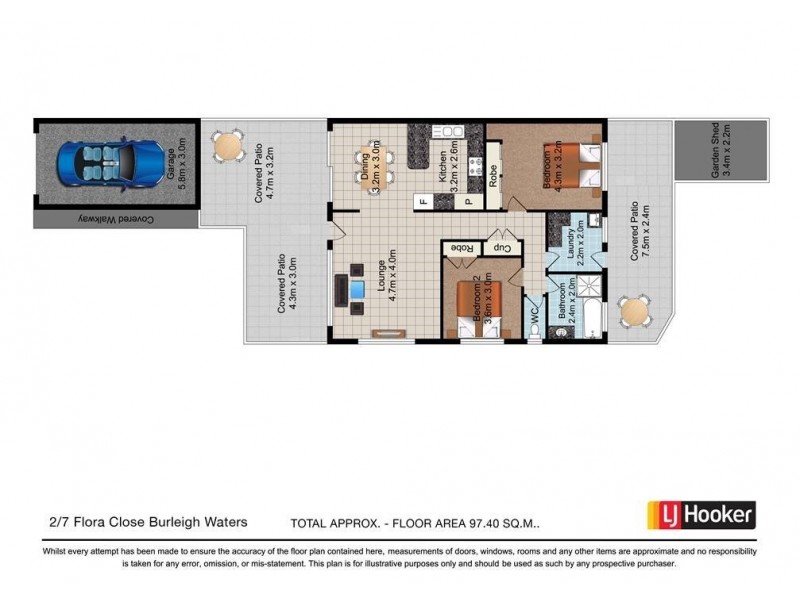 2/7 Flora Close, Burleigh Waters QLD 4220